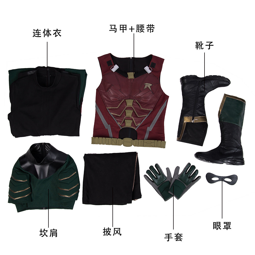 Teen Titans Robin Outfit Cosplay Kostüm
