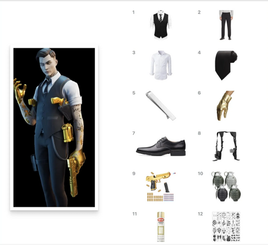 Wie man sich wie Midas aus Fortnite kleidet