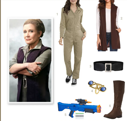 Wie man sich wie General Leia Organa aus "The Force Awakens" kleidet