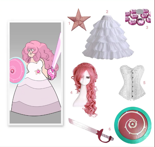 Wie man sich wie Rose Quartz kleidet: