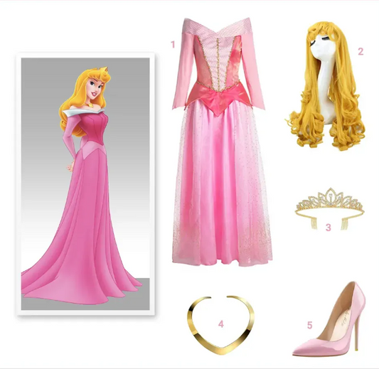 Wie man sich wie Prinzessin Aurora aus Dornröschen kleidet