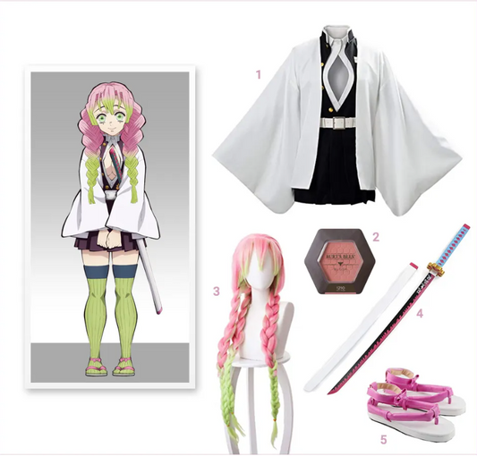 Wie man sich wie Mitsuri Kanroji kleidet