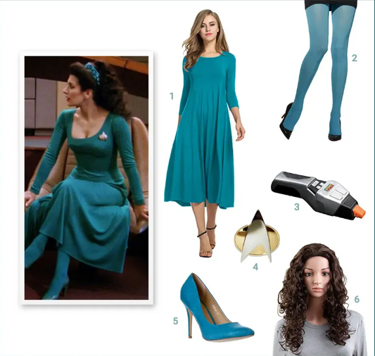 Wie man sich wie Deanna Troi kleidet