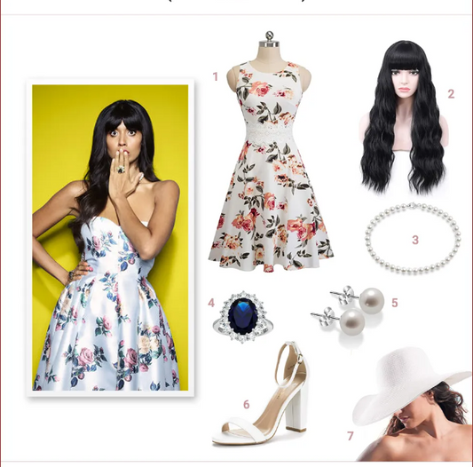 Wie man sich wie Tahani Al-Jamil von The Good Place kleidet