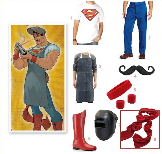 Wie man sich wie Bombshell Superman kleidet