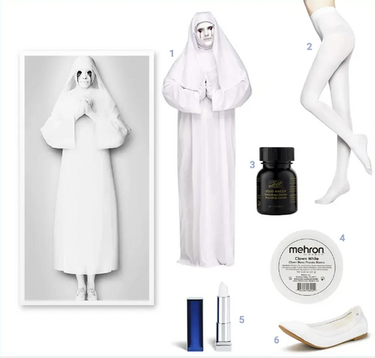 Wie kleidet man sich wie eine weiße Nonne?