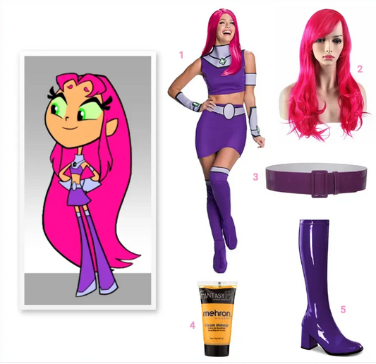 Wie kleidet man sich wie Starfire?