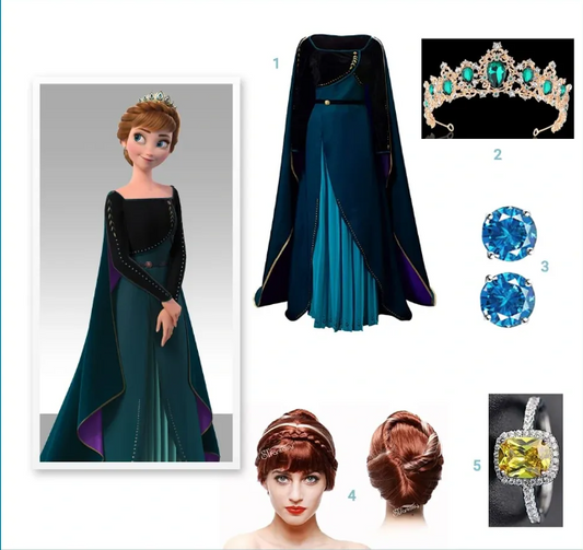 Wie man sich wie Königin Anna aus Frozen 2 kleidet