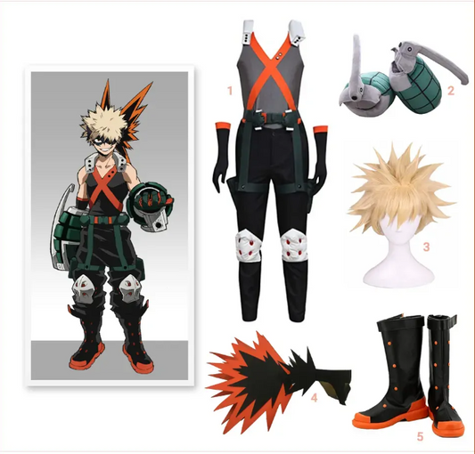 Wie man sich wie Katsuki Bakugou kleidet