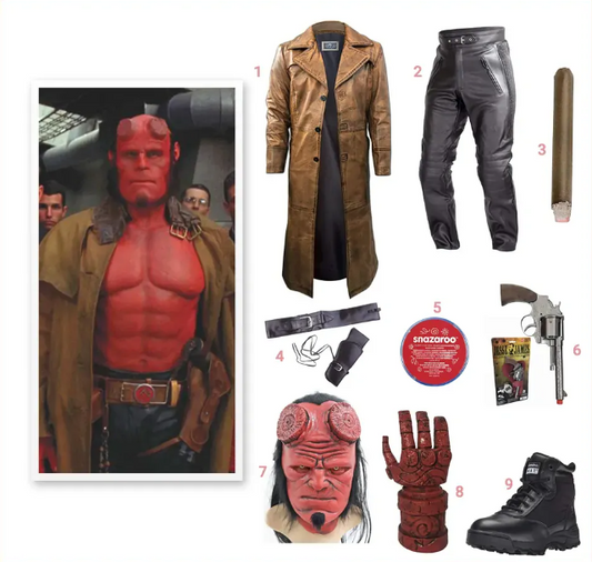 Wie man sich wie Hellboy kleidet