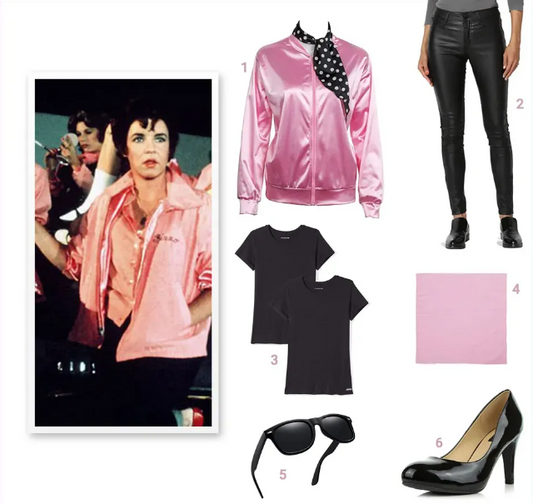 Wie man sich wie die Pink Ladies kleidet