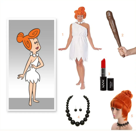 Wie man sich wie Wilma Feuerstein kleidet