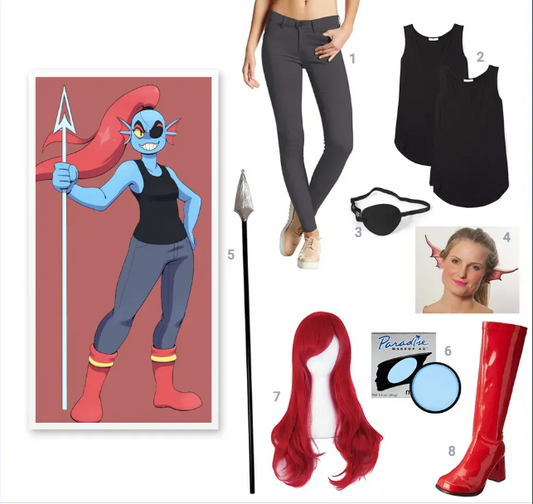 Wie man sich wie Undyne kleidet