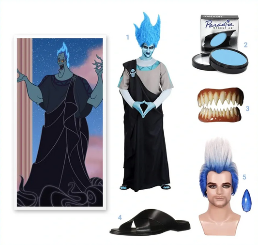 Wie man sich wie Hades aus Disneys Hercules kleidet