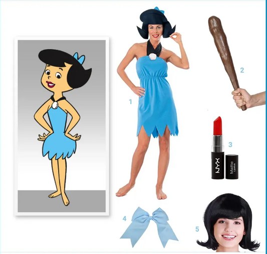 Wie man sich wie Betty Rubble kleidet