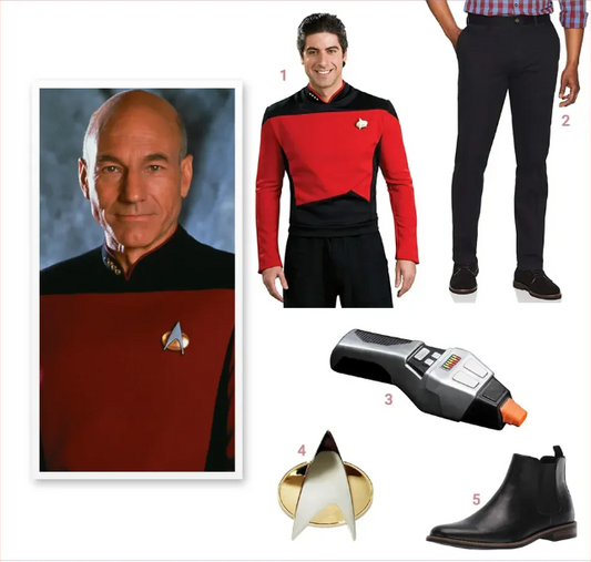 Wie kleidet man sich wie Captain Jean Luc Picard