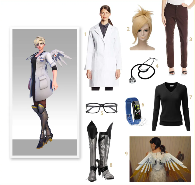 Wie man sich wie Dr. Angela Ziegler (Mercy) kleidet