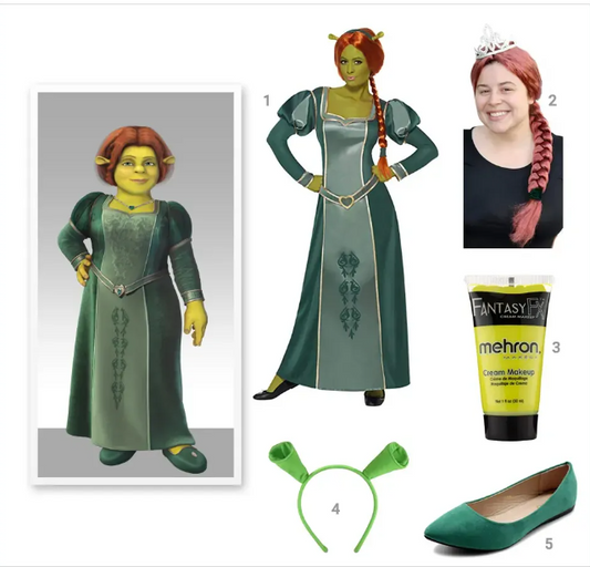 Wie man sich wie Prinzessin Fiona kleidet
