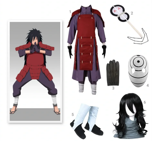 Wie man sich wie Madara Uchiha aus Naruto Shippuden kleidet