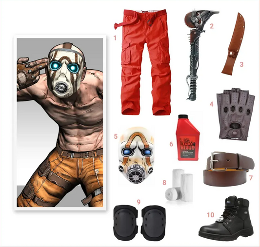 Wie man sich wie ein Borderlands Psycho kleidet