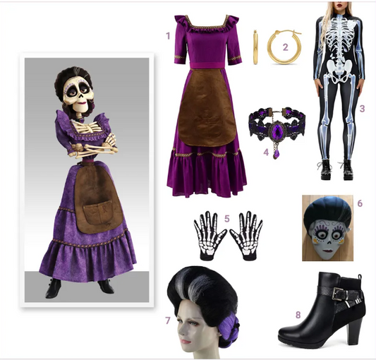 Wie man sich wie Imelda Rivera aus Coco kleidet