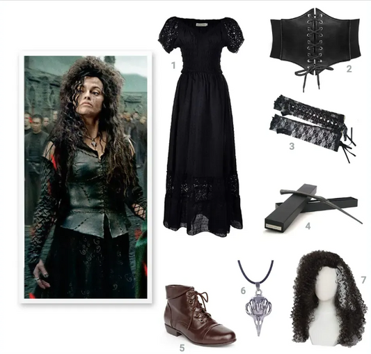 Wie man sich wie Bellatrix Lestrange kleidet