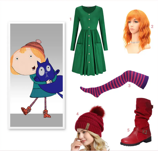 Wie man sich wie Peg aus Peg + Cat kleidet