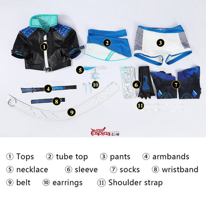 Luna Snow Set Cosplay Kostüm