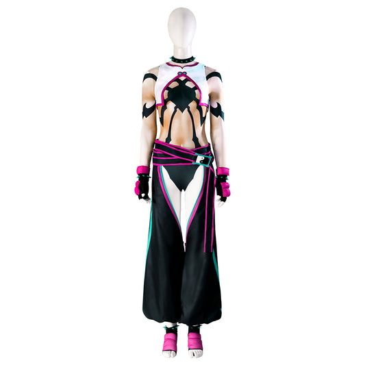 Street Fighter 6 Juri Outfit Cosplay Kostüm