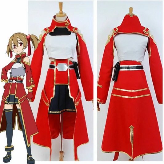 Silica Sao Ayano Keiko Schwert Kunst Online Cosplay Kostüm