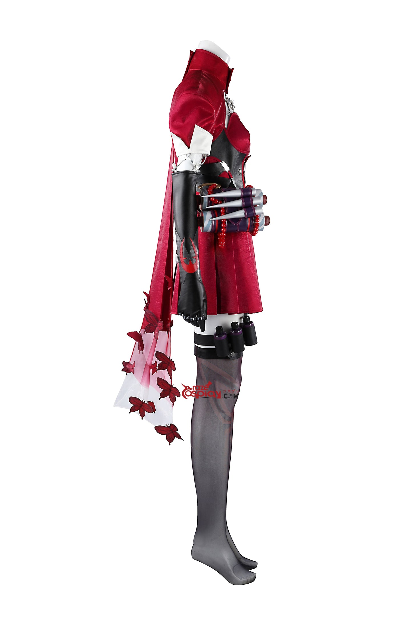 Psylocke Red Outfit Cosplay Kostüm