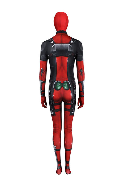 Lady Deadpool aus Deadpool 3 Lycra Jumpsuit Cosplay Kostüm