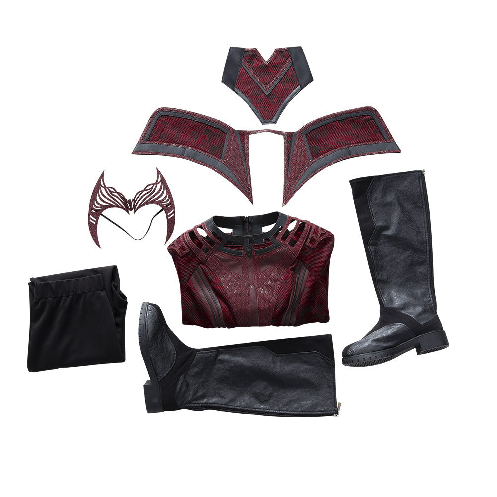 Doctor Strange in The Multiverse of Madness Wanda Maximoff Outfit Cosplay Kostüm