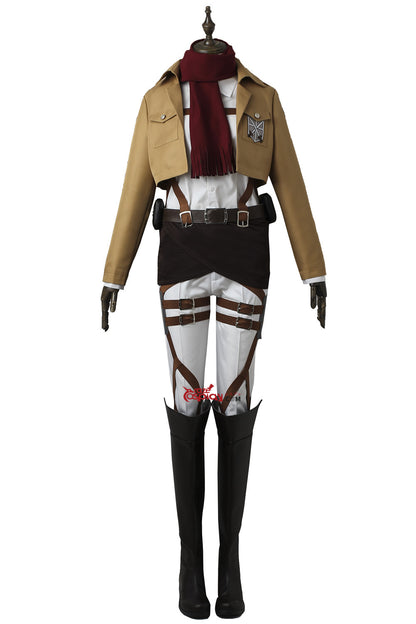 Attack on Titan Mikasa Ackerman Cosplay Kostüm