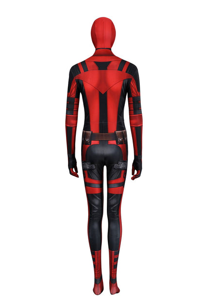 Lady Deadpool aus Deadpool 3 Lycra Jumpsuit Cosplay Kostüm