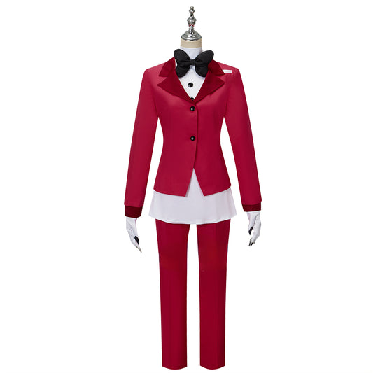 Hazbin Hotel Charlie Rote Uniform Cosplay Kostüm