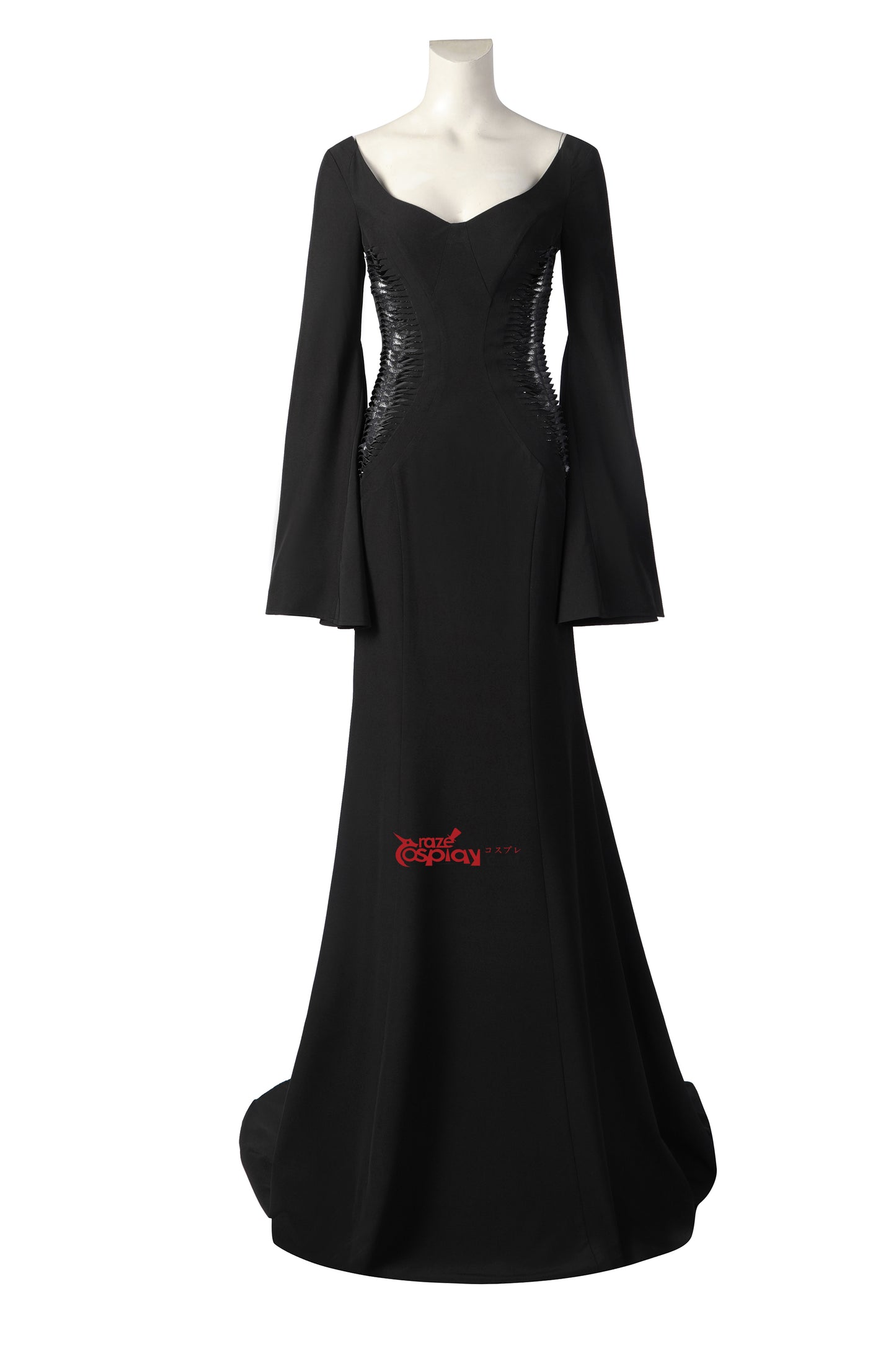 Die Addams Familie Morticia Addams Kleid Cosplay Kostüm