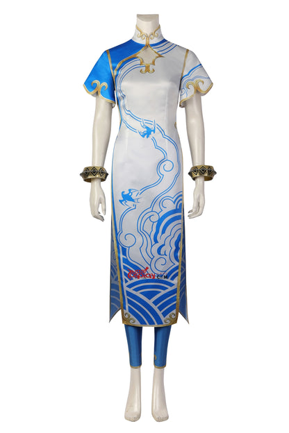 Street Fighter Chun Li Cheongsam Cosplay Kostüm