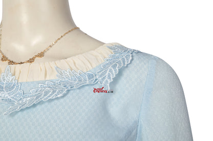 Alicent Hightower Blue Dress Cosplay Kostüm