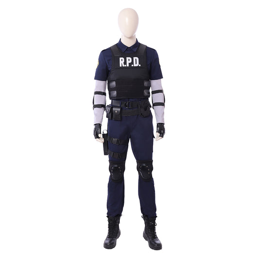 Resident Evil 2 Leon Scott Kennedy Outfit Cosplay Kostüm