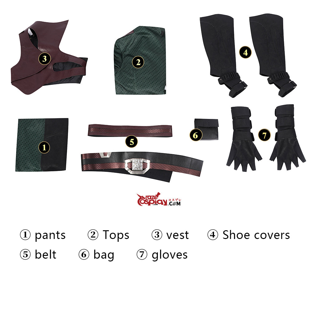 Gamora Battle Outfit Cosplay Kostüm