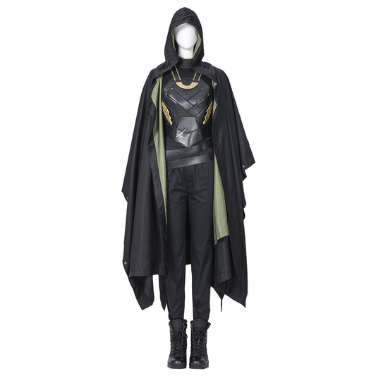 TV Drama Loki Weiblicher Loki Sylvie Lushton Halloween Cosplay Kostüm Set Upgraded Version