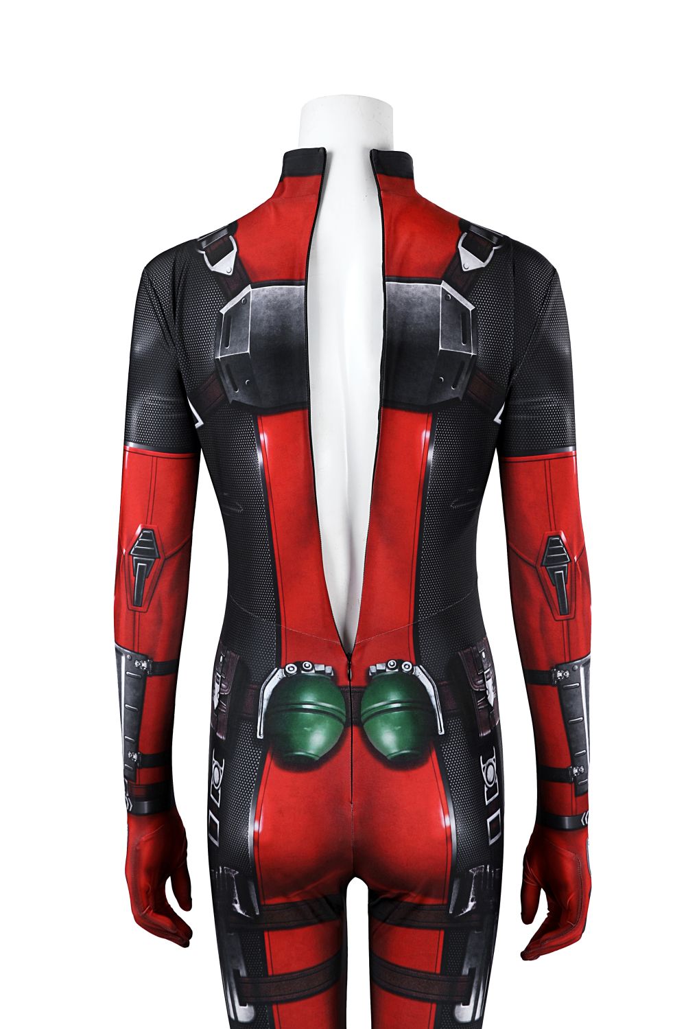 Lady Deadpool aus Deadpool 3 Lycra Jumpsuit Cosplay Kostüm