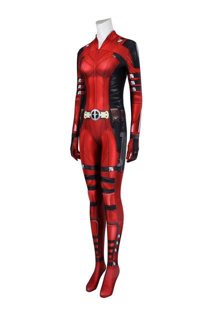 Lady Deadpool aus Deadpool 3 Lycra Jumpsuit Cosplay Kostüm