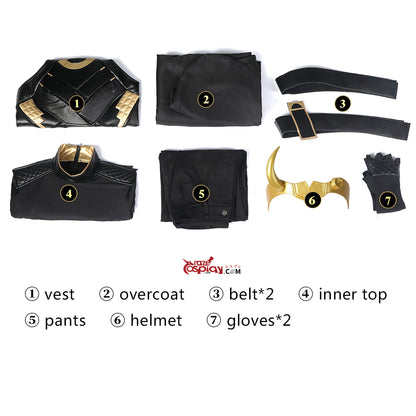 Sylvie Laufeydottir Outfit Cosplay Kostüm