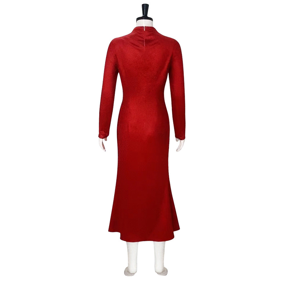 Costume cosplay vestito rosso Madame Web 2024