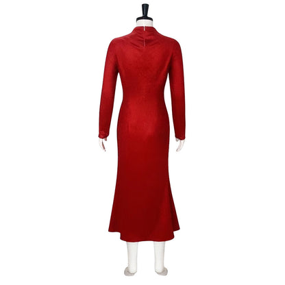 Costume de cosplay de la robe rouge de Madame Web 2024