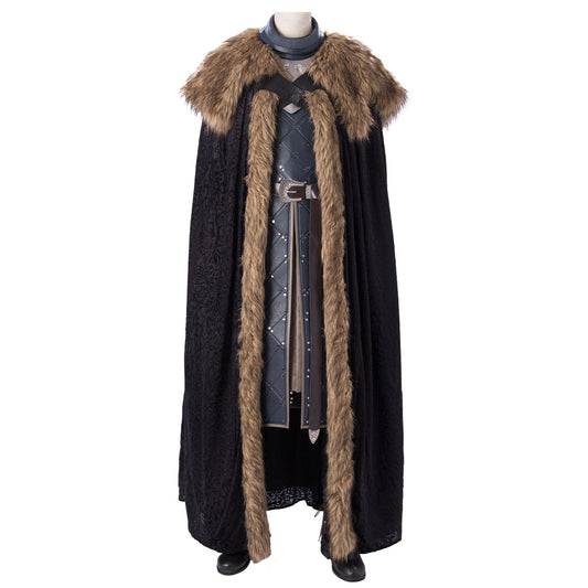 Game of Thrones Season 8 Jon Snow Outfit Cosplay Kostüm