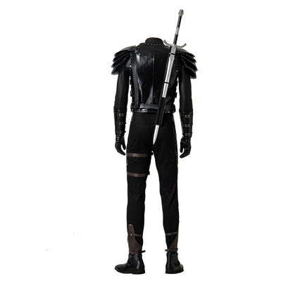 Costume de cosplay Geralt pour hommes, tenue d'armure de sorceleur, ensemble complet, costumes d'Halloween et de carnaval