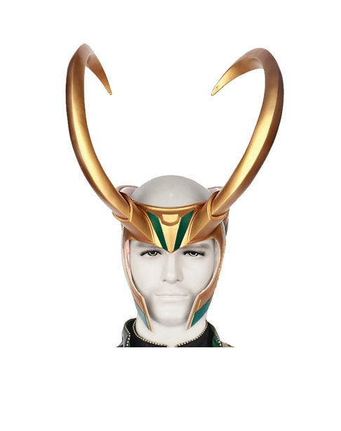 TV Drama Loki Rüstung Kampfanzug Upgrade Version Halloween Cosplay Zubehör Goldener Helm